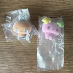 たまごっち カプセルフロッキーズ めめっち ふらわっち 2点。