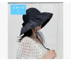 麦わら帽子タイプレディース♡(カプリーヌ・タイプ) UVカット帽子、日よけ防止！