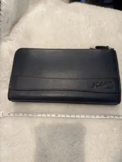キタムラ　長財布 ネイビー レザーのサムネイル