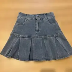 ジーンズ　キュロットスカート　ショートパンツ　Sサイズ