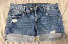 GAP デニムショートパンツ ダメージ加工 y2k