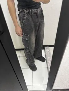 カーゴパンツ ブラック