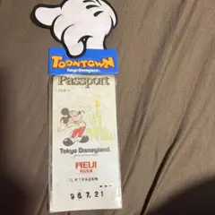 東京ディズニーランド TOONTOWN パスポート ヴィンテージ