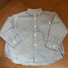 美品MIKI HOUSE 長袖シャツ 110㎝