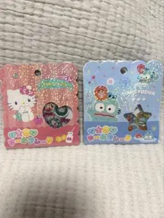 ハローキティ・ハンギョドン　おはじきシール