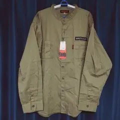 RED BERETS　ミリタリーバンドカラーシャツ