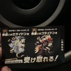 色違い　ミライドン　コライドン