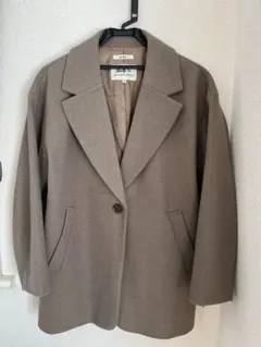 niko and ... ブラウン チェスターコート M