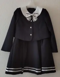 キャサリンコテージ　フォーマル　スーツセット　ワンピース　ネイビー　120cm