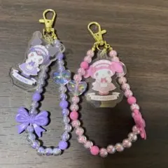 クロミ　マイメロ　ストラップ　一番くじ