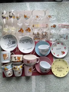 リラックマ お皿　ボウル　マグカップ　グラス　食器　まとめ売り30点セット
