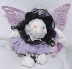 新品未使用 うさぎのぬいぐるみ ハロウィンシリーズ 猫耳天使