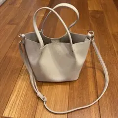 any SiS ピンクベージュショルダーバッグ