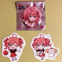 スシロー×さくらみこ コラボ缶バッジ ピック