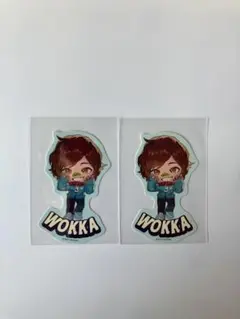 wokka CR crazy raccoon ステッカー