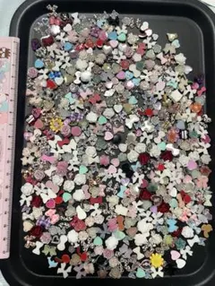 no.904 小ネイルパーツリボン薔薇お得