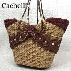 Cachellie カシェリエ 花モチーフ かごバッグ トートバッグ リボン 夏のサムネイル