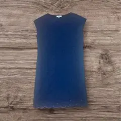 ナチュラルビューティーベーシック チュニック レース ノースリーブ 美品