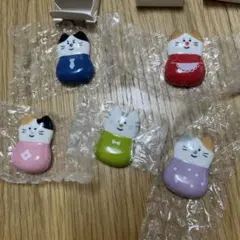 猫家族デザイン　箸置き5個セット
