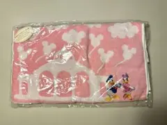 新品未使用 ディズニーランド ドナルド デイジー刺繍フェイスタオル
