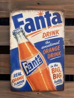 昭和 レトロ 看板 Fanta(ファンタ)