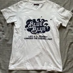 00’s BLUE BLUE ロゴプリントT 日本製 聖林公司 マリン　白 1のサムネイル