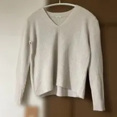 イエナ　Vネック　リブニット