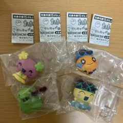 たまごっち みんなでバカンスフィギュア まめっち くちぱっち めめっち ふらわっ