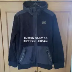 BURTON フリースジャケット　ブラック　US/Sサイズ
