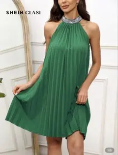 プリーツドレス