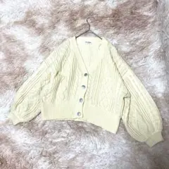 【エムズエキサイト】EMSEXCITE◆Vネックカーディガン◆ニット◆ショート丈