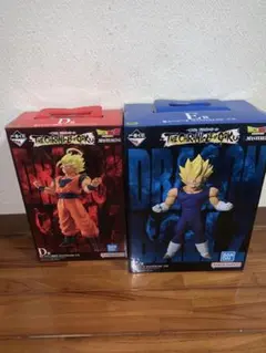 2セット　ドラゴンボール 一番くじ D賞 孫悟空 e賞 魔人ベジータ