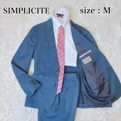 SIMPLICITE スーツ セットアップ ネイビー M アンコン カジュアルのサムネイル