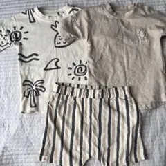 【美品】next baby 半袖Tシャツ ハーフパンツ 3点セット 9-12mのサムネイル