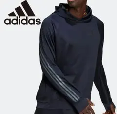 【新品/半額以下】アディダス RUN ICON スウェットフーディー L