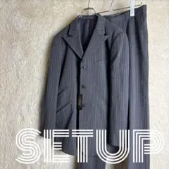 ✭M　スーツ　セットアップ　タグ付　日本製　ウール100　成人式　ビジネス兼用✭