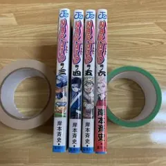 NARUTO ナルト　3巻〜６巻　初版　第1刷発行　セット