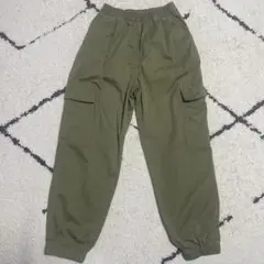 GU オリーブ カーゴパンツ