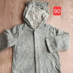 美品♡ baby GAP リバーシブルパーカー　クマ耳