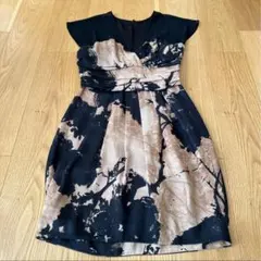 ポールスミスBLACK LABELベージュ ノースリーブ タイトワンピース L