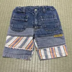 DOUBLE.B デニムハーフパンツ 1110cm