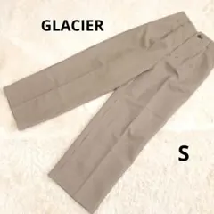ハニーズ GLACIER チェック柄センタープレスパンツ 茶 S ※バックに汚れのサムネイル