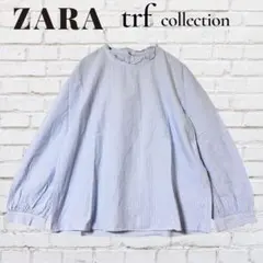 ZARA trf collection 長袖 ブラウス ストライプシャツ S