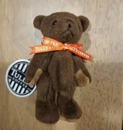 TULLY'S COFFEE クマ型キーホルダーボールチェーンタリーズ