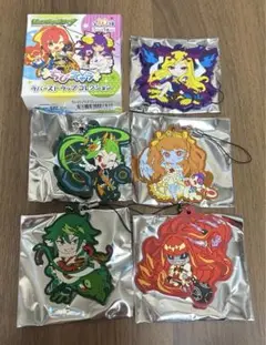 モンスターストライク モンスト　ちびキャラ　ラバーストラップ　5個セット