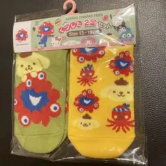 【大阪万博】ミャクミャク　ポムポムプリン　サンリオ靴下 13-18cm