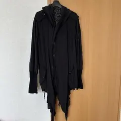 Roen ダメージ 退廃加工 スカルバック レイヤード モッズコート フード 黒 2025年最新】Roen モッズコートの人気アイテム - メルカリ