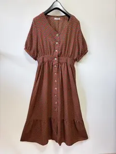 OLIVE des OLIVE/ブラウン ロングワンピース