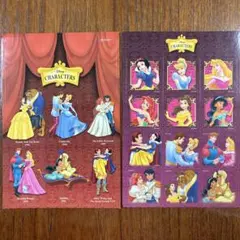 ディズニープリンセス ステッカーとシールセット