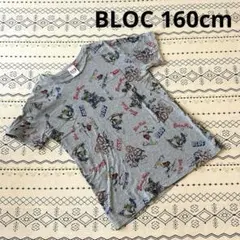 BLOC Tシャツ 160cm 総柄　ブロック スケーター バイカーのサムネイル